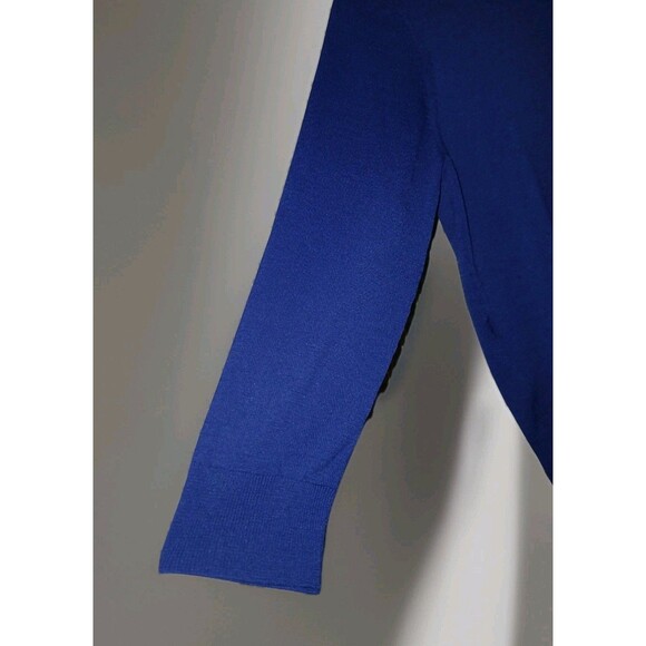 Ann Taylor Navy Blue CARDIGAN Sz Small Button-Up Sweater Women's CLASSIC Career - Picture 5 of 10